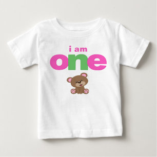 Teddy Bear 1st Birthday T-shirt Toddler Baby Kid