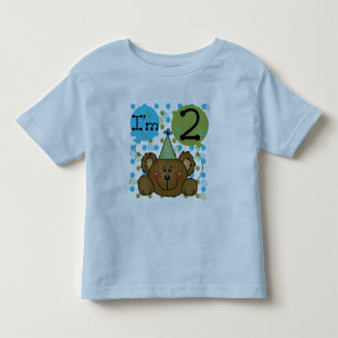 Teddy Bear 2nd Birthday Tshirts et cadeaux