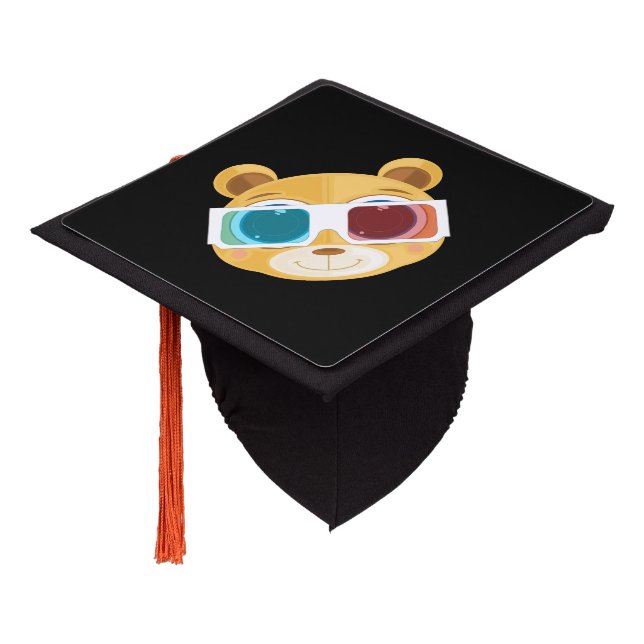 Teddy Bear - 3D   Graduation Cap Topper (Angled)