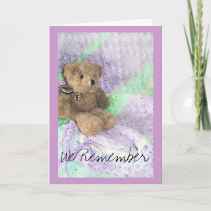 teddy bear aftercare card