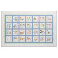 Teddy Bear Alphabet Cheater Quilt Pattern