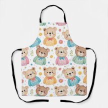 Teddy bear and flowers