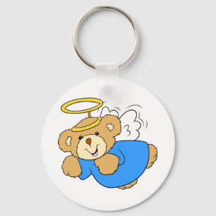 Teddy Bear Angel Keychain