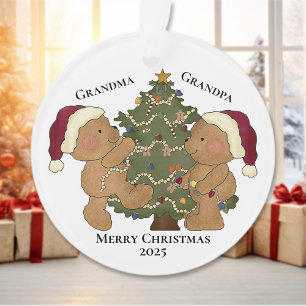 Teddy Bear Arbre de Noël Trimming