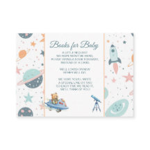 Teddy Bear Astronaut-Books For Baby Enclosure Card