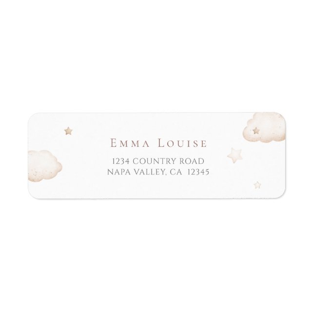 Teddy Bear au-dessus du Baby shower neutre de la l (Devant)