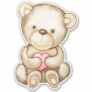 Teddy Bear Baby Bear Cute Animal  Sticker