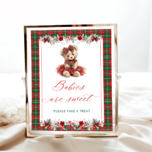 Teddy Bear Baby Shower Babies are Sweet Poster