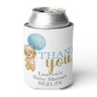 Teddy Bear Baby Shower Boy Favour Tags