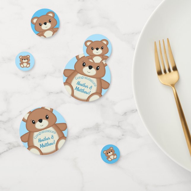 Teddy Bear Baby Shower Confetti (Group)