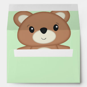 Teddy Bear Baby Shower Envelope