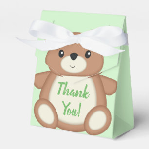 Teddy Bear Baby Shower Favor Box