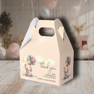 Teddy Bear Baby Shower Favor Box