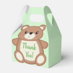 Teddy Bear Baby Shower Favor Box