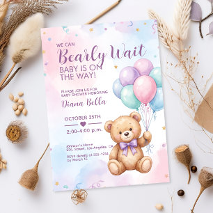 Teddy Bear Baby Shower Invitation