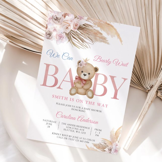 Teddy Bear Baby Shower Invitation (Creator Uploaded)
