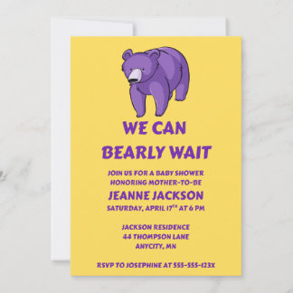 Teddy Bear Baby Shower Invitation