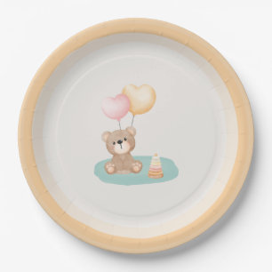 Teddy Bear Baby Shower - Paper Plates