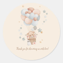 Teddy Bear Baby Shower thank you