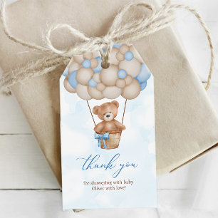 Teddy Bear Baby Shower Thank You Gift Tags