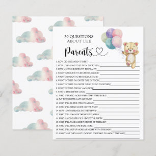 Teddy bear balloons - games about the parents