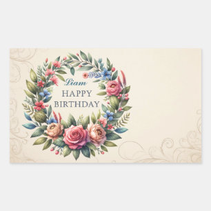 Teddy Bear Balloons Kids Photo Birthday Sticker