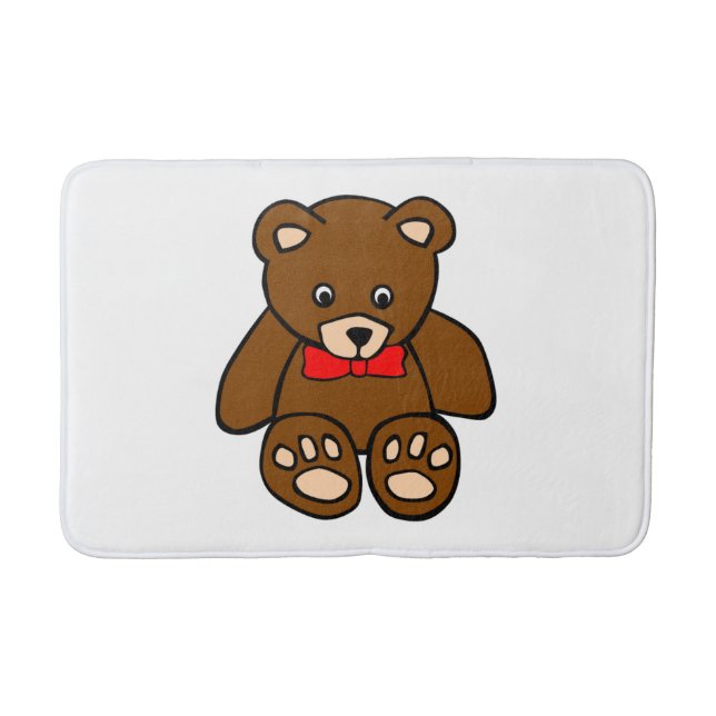Teddy Bear Bath Mat (Front)