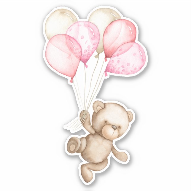Teddy Bear Bear Bear Mignonne Animal Sticker (Devant)