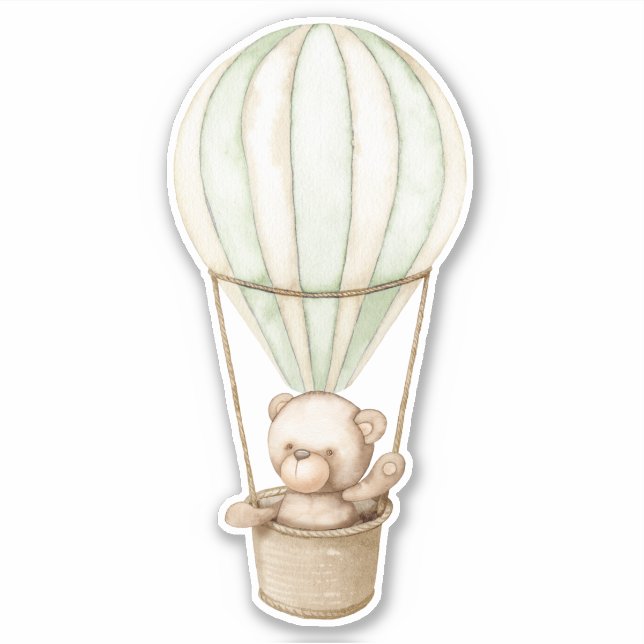 Teddy Bear Bear Bear Mignonne Animal Sticker (Devant)