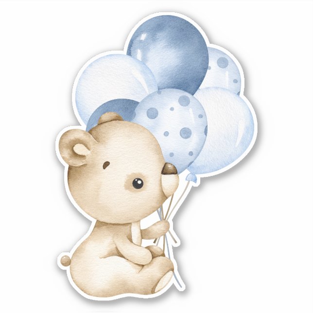 Teddy Bear Bear Bear Mignonne Animal Sticker (Devant)
