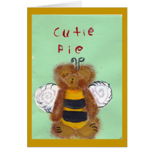 TEDDY BEAR BEE Card