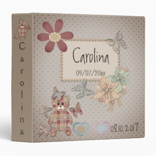 Teddy bear binder