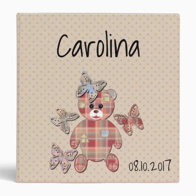 Teddy bear binder (Front)