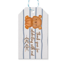 Teddy Bear Birthday Favour Tag