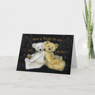 Teddy Bear Blank Note Card
