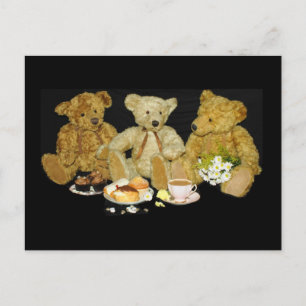 Teddy Bear Blank Poste Card
