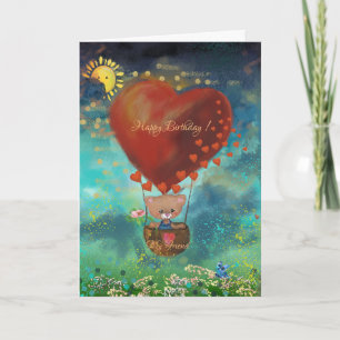 Teddy Bear Bonne carte d'anniversaire