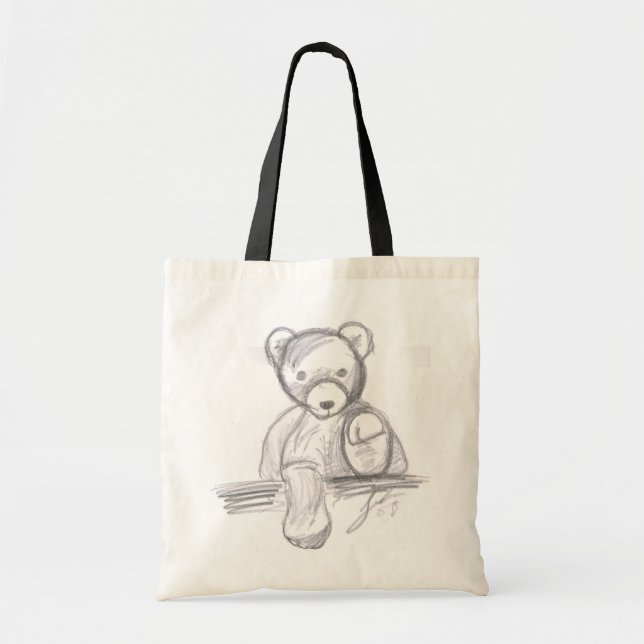teddy bear book bag (Front)