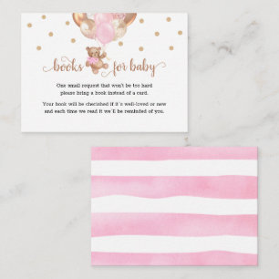 Teddy Bear Book Request Baby Shower Enclosure
