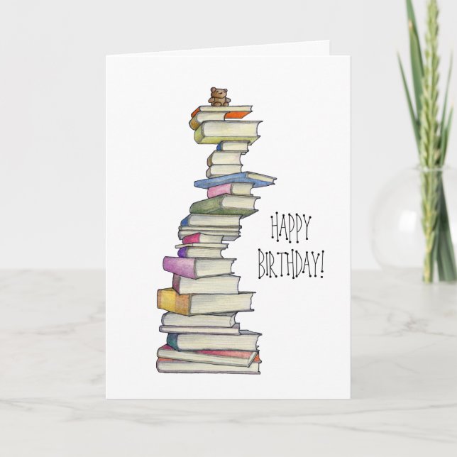Teddy Bear Books Card (Front)