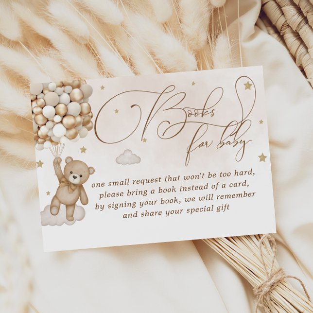 Teddy Bear Books For Baby  Enclosure Card (Creator Uploaded)