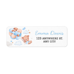Teddy Bear Boy Baby Shower