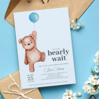 Teddy Bear Boy Baby Shower