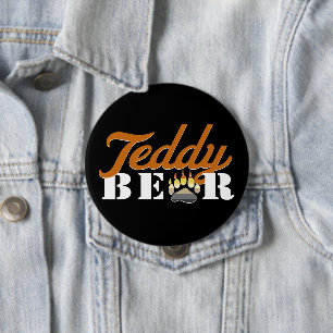 Teddy Bear Button