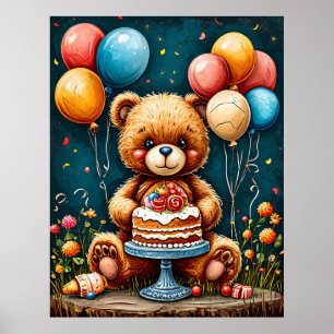 Teddy Bear Celebration Birthday Kids Party Decor