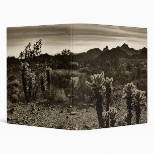 Teddy Bear Cholla Cactus Desert Plant Binder
