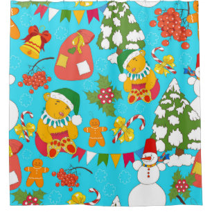 Teddy Bear Christmas: Kid-Friendly Pattern.