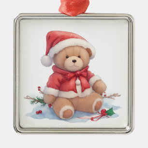 Teddy Bear Christmas Ornament