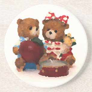 Teddy bear coaster