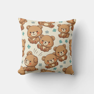 Teddy bear cushion